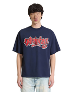 SCRIPT BLUE TEE