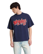 SCRIPT BLUE TEE