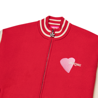 JACKET HEART RED