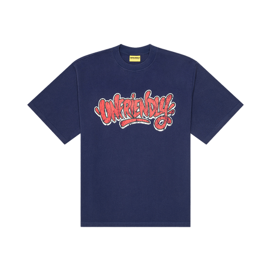 SCRIPT BLUE TEE