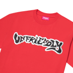 RED GRAFFITI LOGO TEE