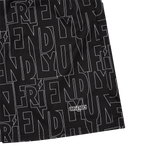MONOGRAM BLACK SHORT