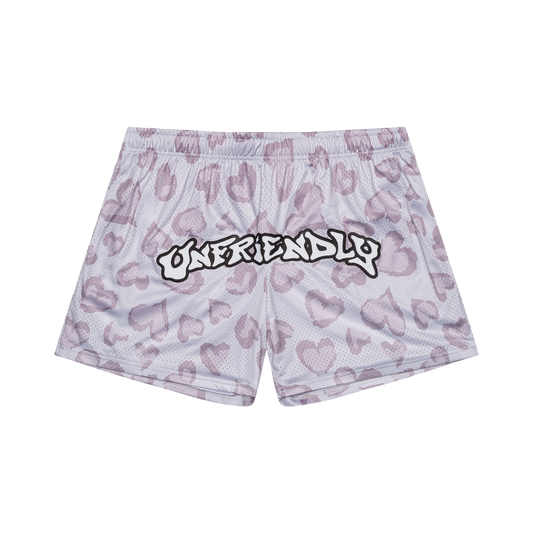 HEARTS CHEETAH SHORTS